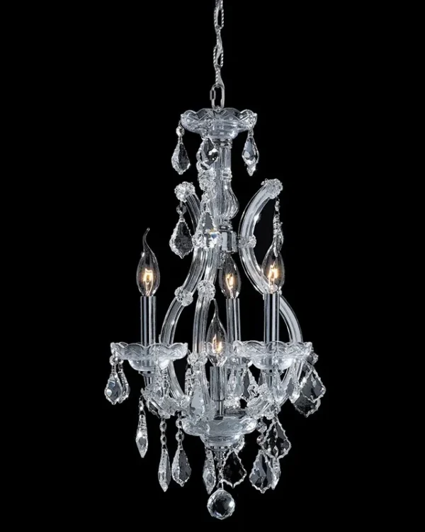 Belvedere Maria Theresa Chandelier, 12" in gold