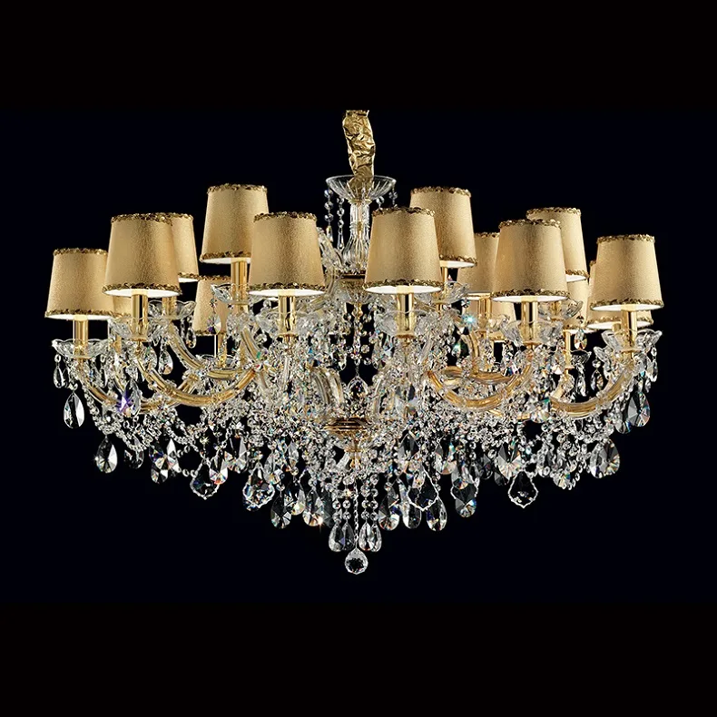 Belvedere Maria Theresa Chandelier, 41" in gold