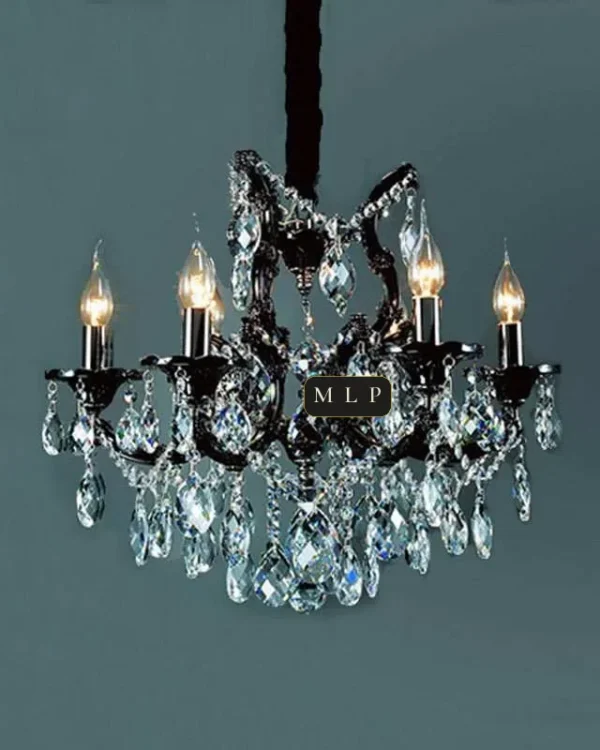 Hofburg Maria Theresa Chandelier, 24" in polished chrome