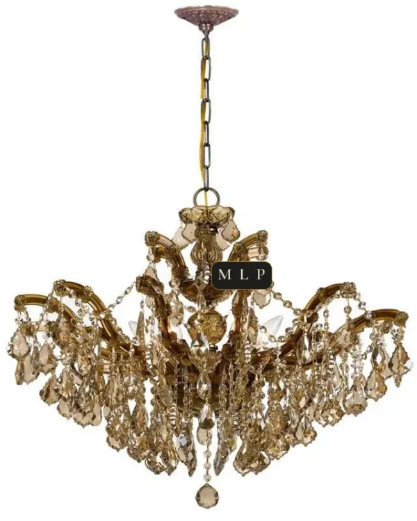 Hofburg Maria Theresa Chandelier, 27" in polished chrome