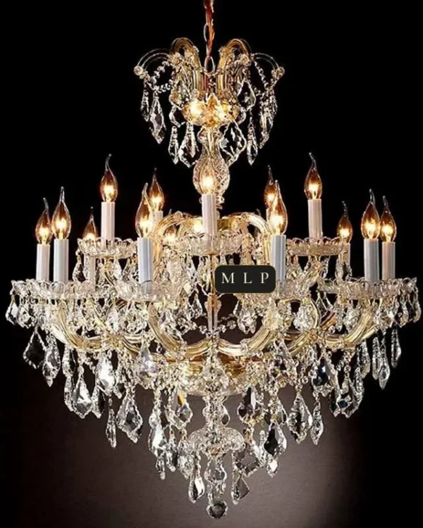 Hofburg Maria Theresa Chandelier, 33" in gold