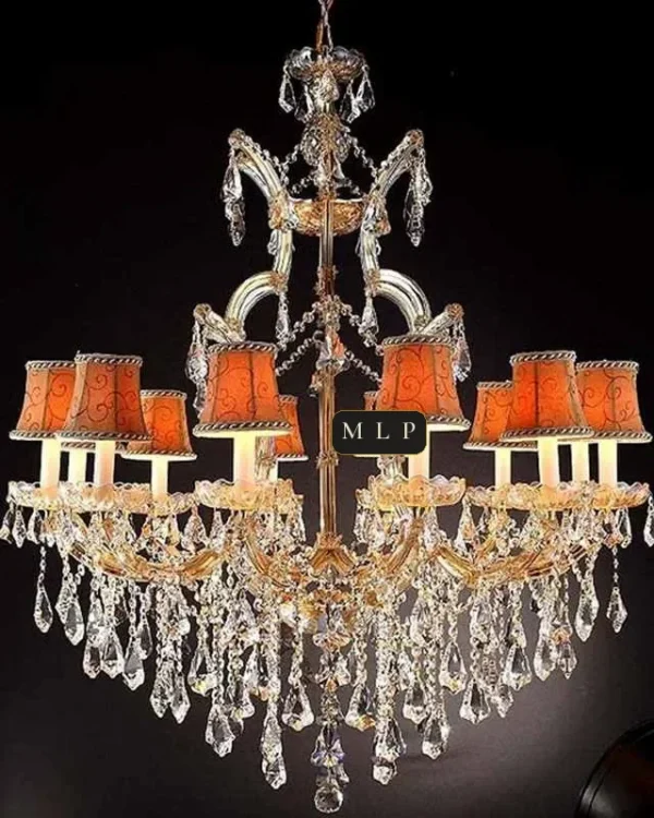 Hofburg Maria Theresa Chandelier, 37" in gold