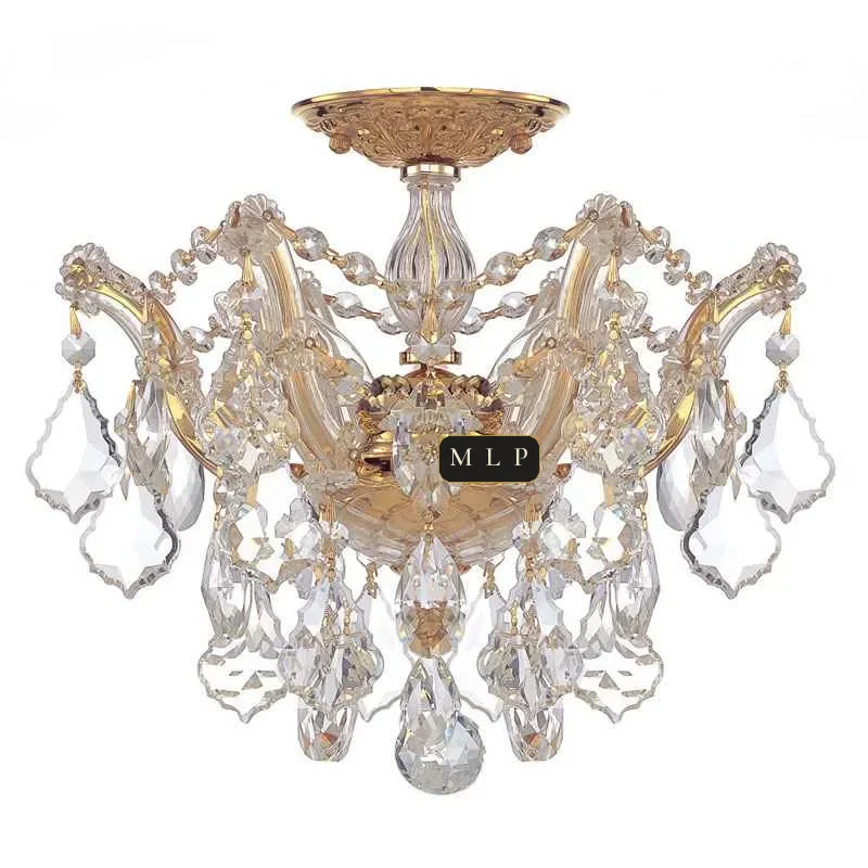Ligne Maria Theresa Chandelier, 13" in polished chrome