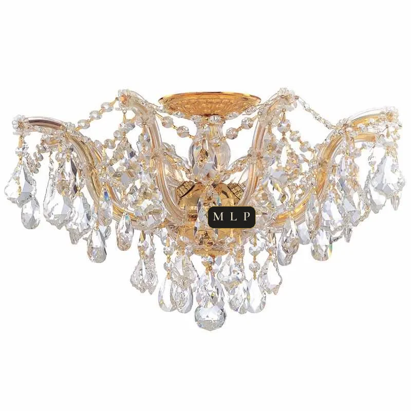 Ligne Maria Theresa Chandelier, 19" in polished chrome – alternate view