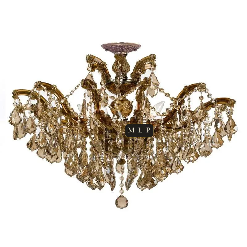 Ligne Maria Theresa Chandelier, 27" in gold