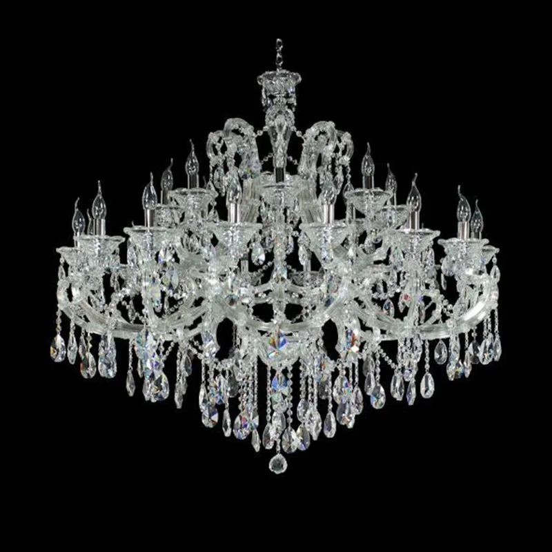 Majesté Maria Theresa Chandelier, 49" in polished chrome