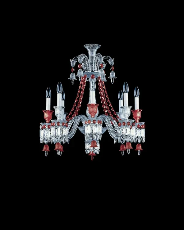 Opéra Crystal Chandelier, 26" in polished chrome