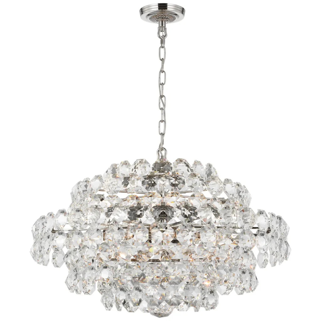 Doré Alabaster Chandelier, 10" in antique brass