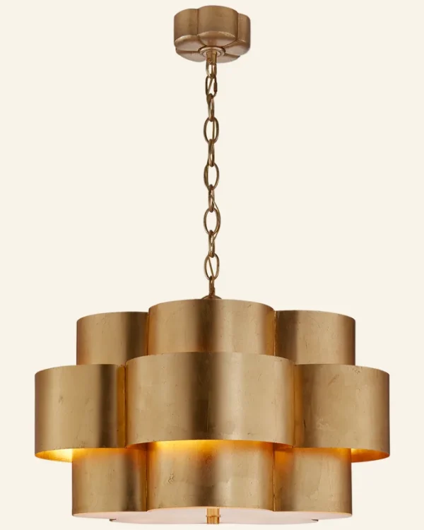 Doré Chandelier, 27" in gold