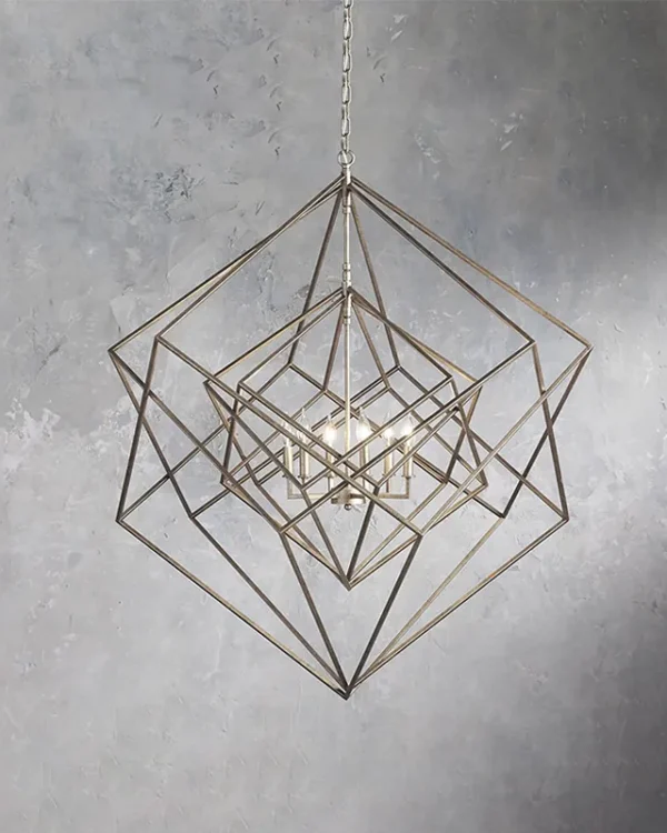 Laiton Chandelier, 44" in brass