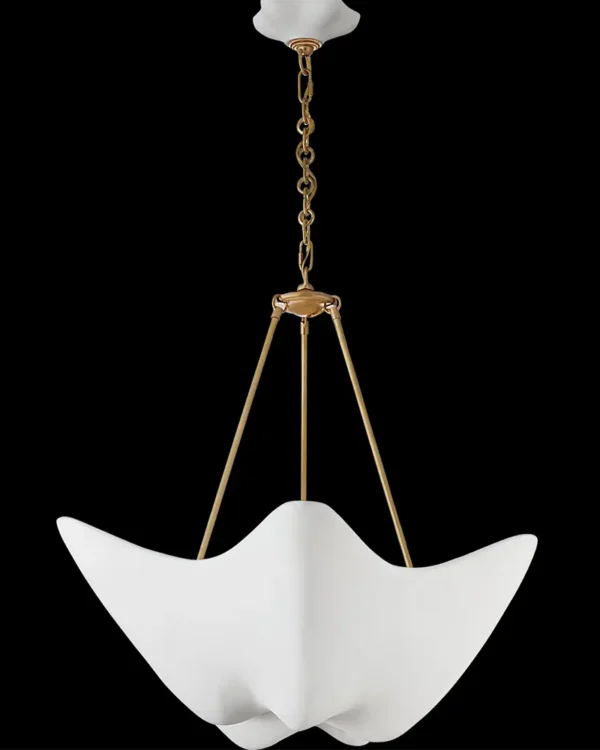 Montparnasse Crystal Chandelier, 28" in antique brass