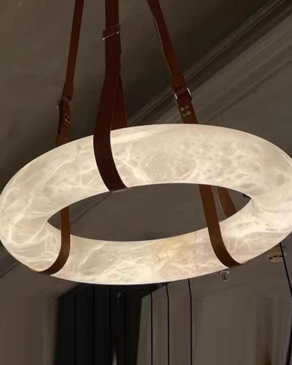 Albâtre Round Alabaster Chandelier