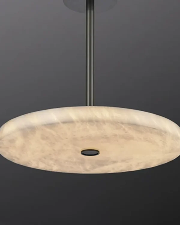 Aube Round Alabaster Chandelier