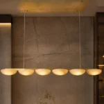 Brume Bowl Alabaster Chandelier