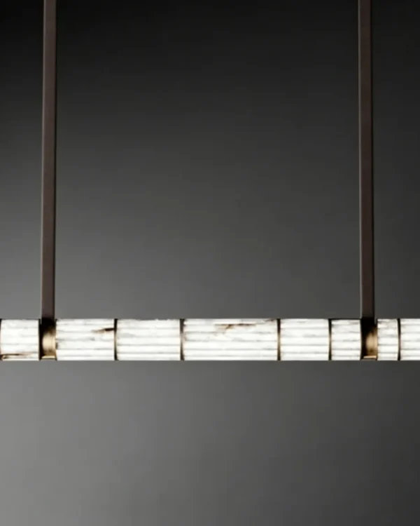 Calcite Linear Alabaster Chandelier