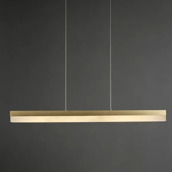 Clarté Linear Alabaster Chandelier