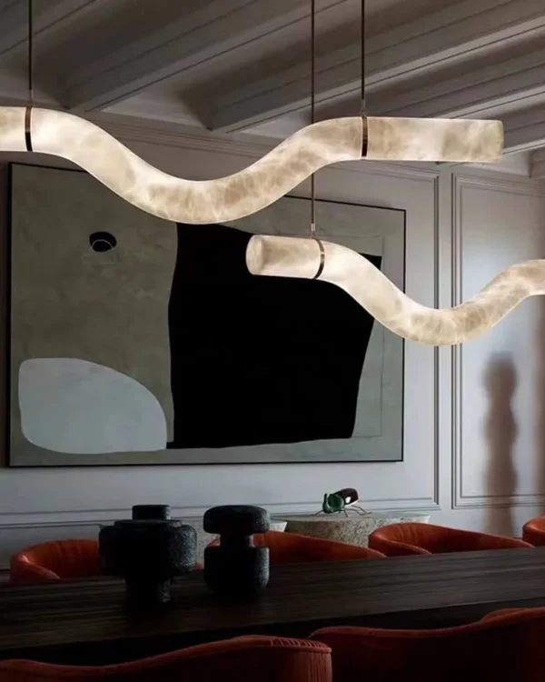 Ivoire Linear Alabaster Chandelier