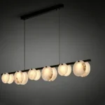 Lune Linear Alabaster Chandelier