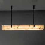 Marbre Linear Alabaster Chandelier, 39"