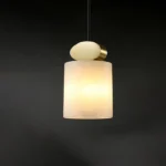 Neige Linear Alabaster Chandelier, 1-Light