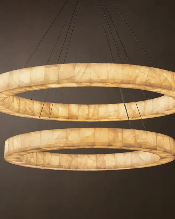 Voile Alabaster Chandelier