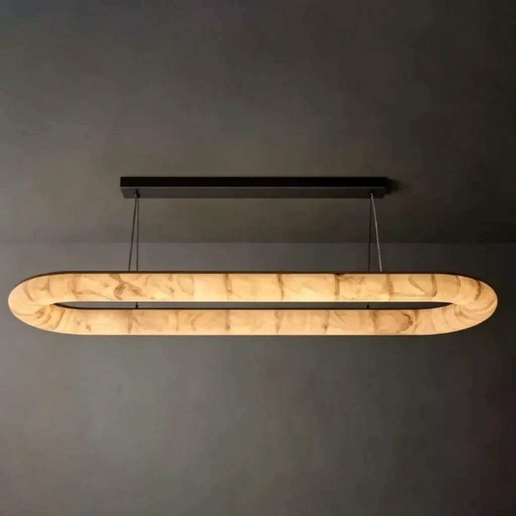 Écume Linear Alabaster Chandelier II
