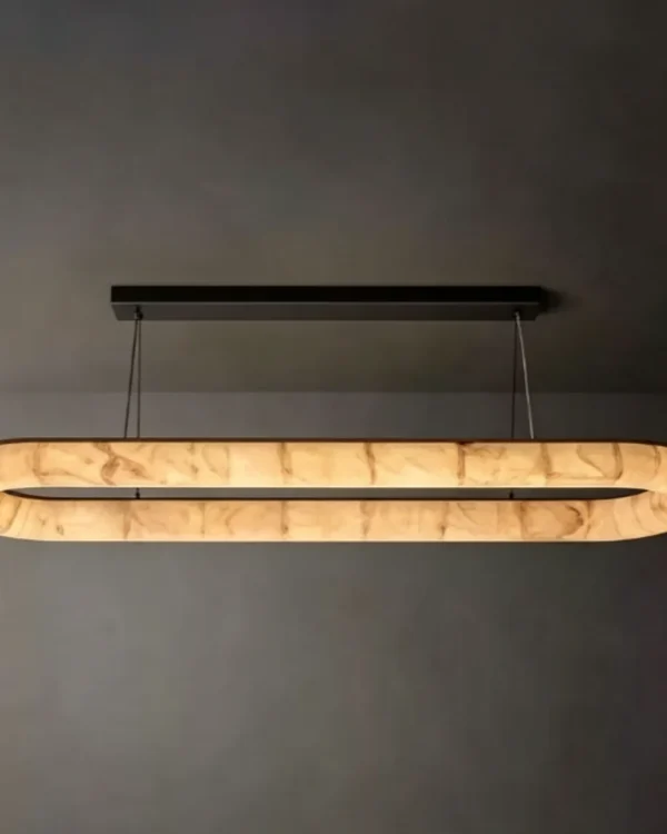 Écume Linear Alabaster Chandelier II