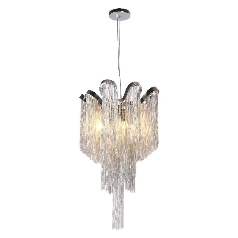 Altair Iron Semi-Flush Mount, 20" in polished chrome