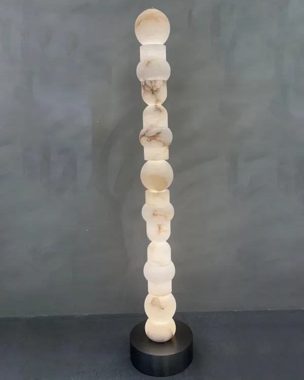 Nuage Alabaster Floor Lamp, 59"