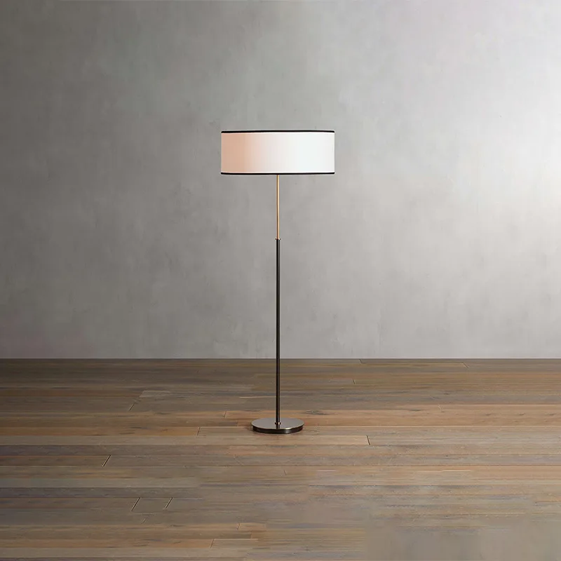 Laiton Floor Lamp, 60" in light bronze