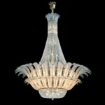 Malmaison Empire Crystal Grand Chandelier, 87" in gold
