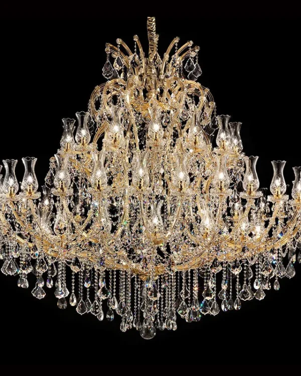 Aria Maria Theresa Grand Chandelier, 83" in gold