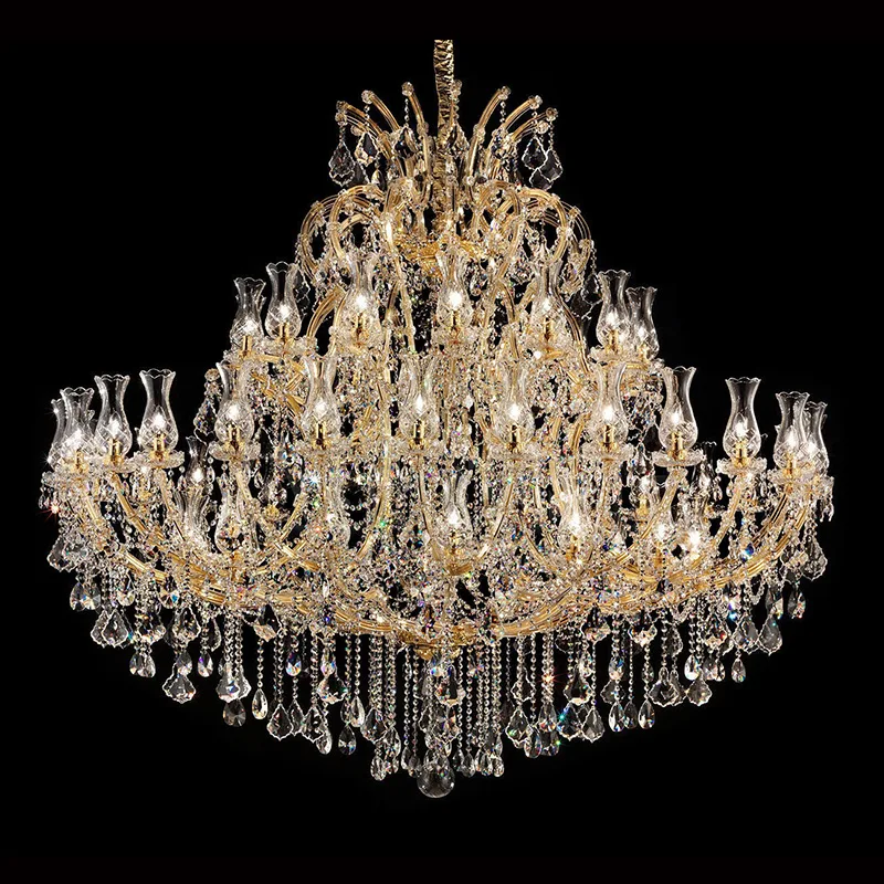 Aria Maria Theresa Grand Chandelier, 83" in gold