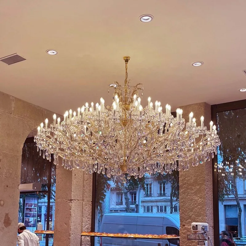 Augarten Maria Theresa Grand Chandelier, 87" in gold