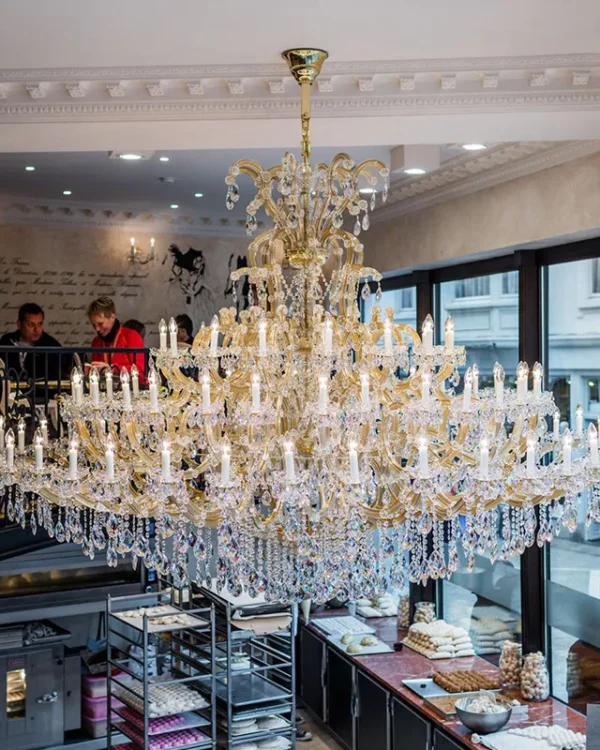 Augarten Maria Theresa Grand Chandelier, 104" in gold