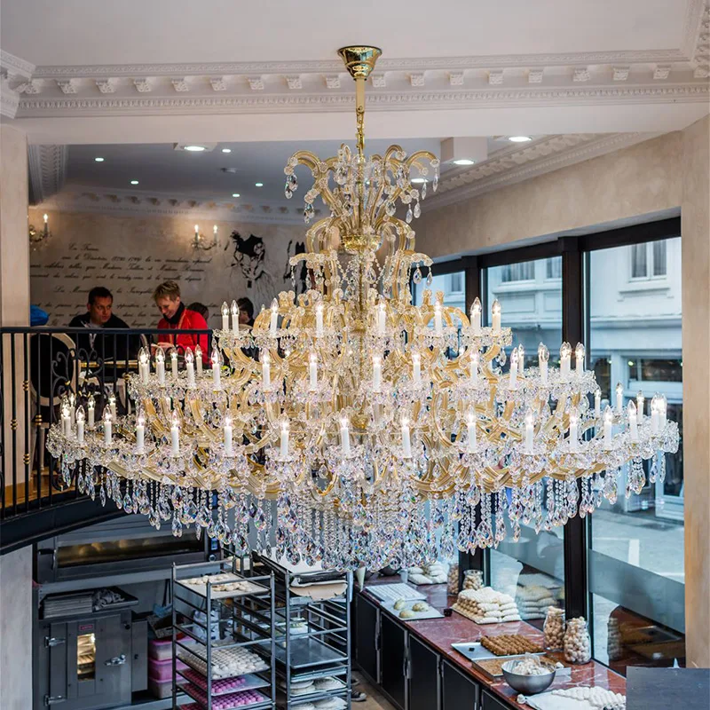Augarten Maria Theresa Grand Chandelier, 104" in gold