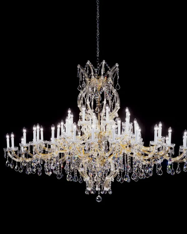 Belleville Maria Theresa Grand Chandelier, 47" in gold