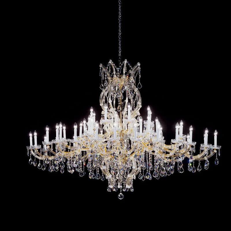 Belleville Maria Theresa Grand Chandelier, 47" in gold
