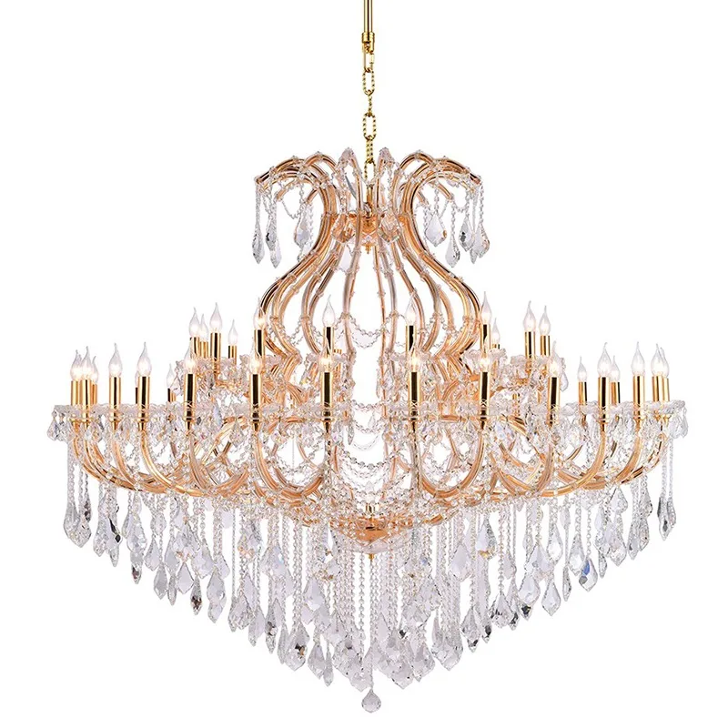 Belvedere Maria Theresa Grand Chandelier, 71" in gold