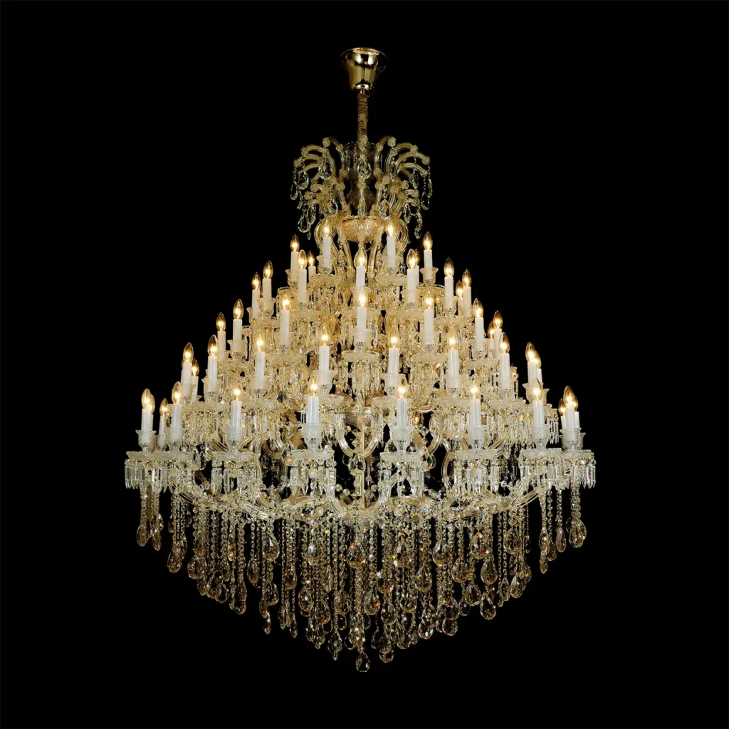 Couronne Maria Theresa Grand Chandelier, 60" in gold