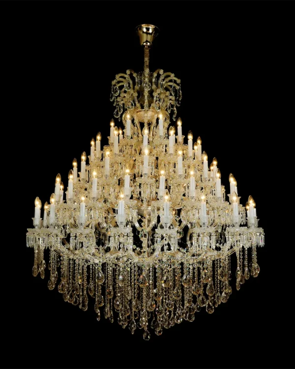 Couronne Maria Theresa Grand Chandelier, 60" in gold