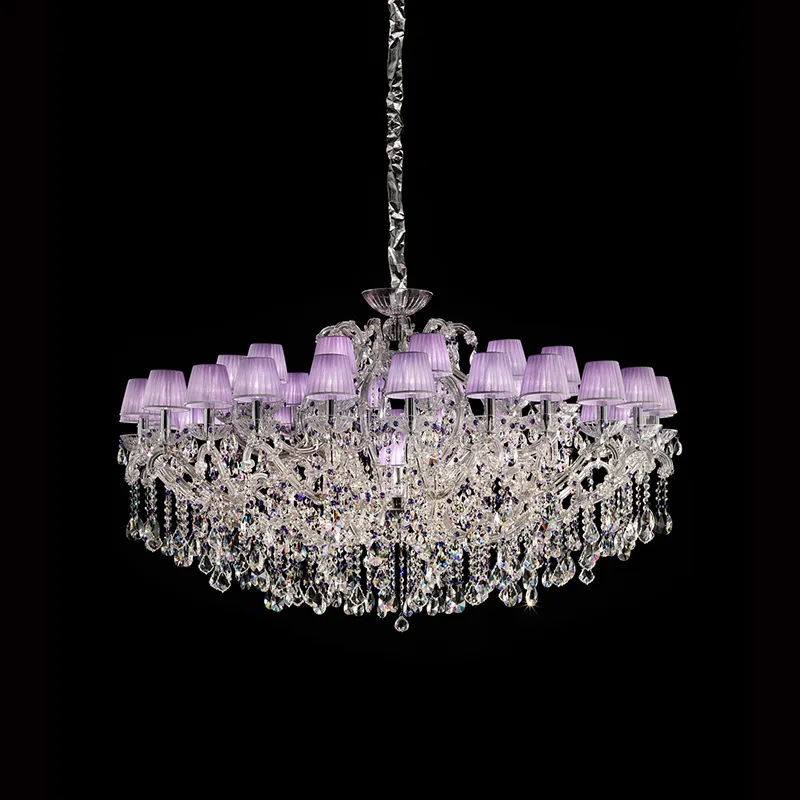 Esterházy Maria Theresa Grand Chandelier, 65" in polished chrome