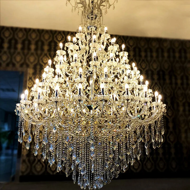 Installed chandelier
