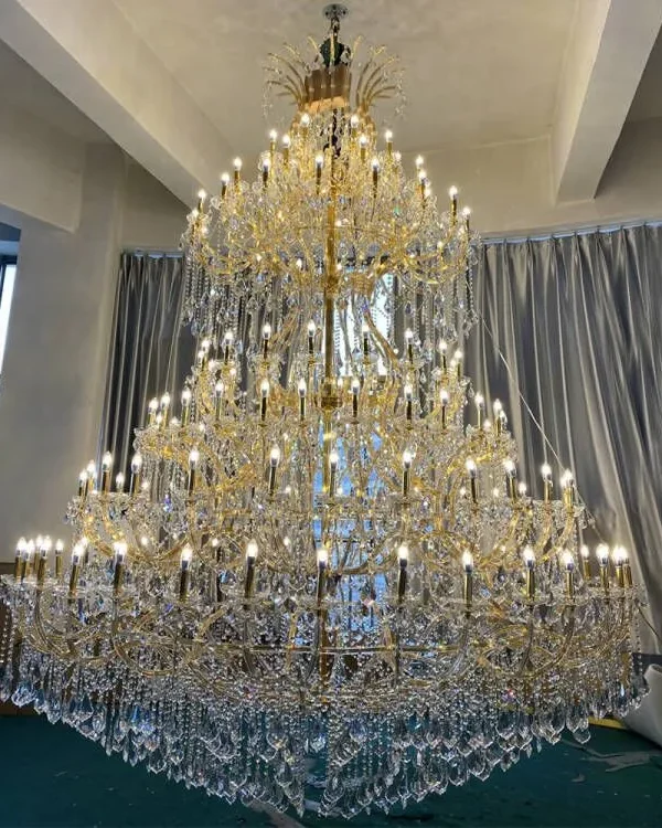 Kinsky Maria Theresa Grand Chandelier, 108" in gold