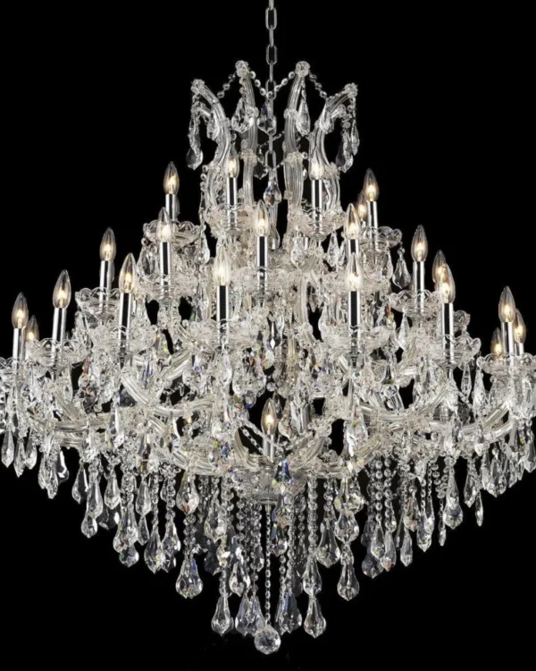 Mirabell Maria Theresa Grand Chandelier, 44" in polished chrome
