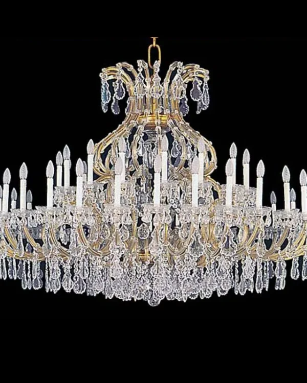 Mirabell Maria Theresa Grand Chandelier, 73" in gold