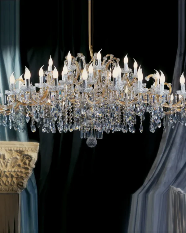 Mirabell Maria Theresa Grand Chandelier, 81" in gold