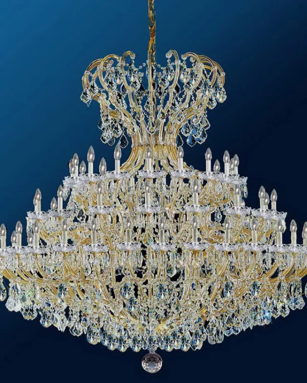 Mirabell Maria Theresa Grand Chandelier, 83" in gold
