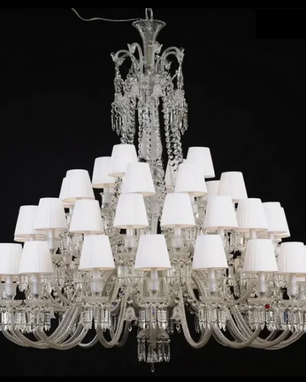 Opéra Crystal Grand Chandelier, 59" in polished chrome
