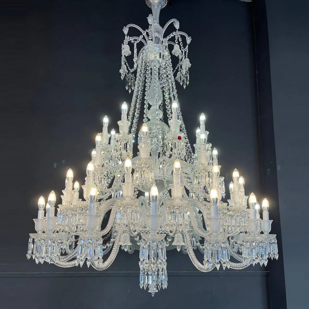 Installed chandelier